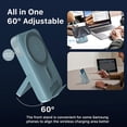 thumbnail image 4 of A2641 NOBIS for Magsafe Battery Pack 10000mAh, Dual-Foldable Wireless Magnetic Power Bank with LED Display Magnetic Portable Charger 22.5W PD Fast Charging Type C in&Out for Phone 16 S25, 4 of 10