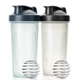thumbnail image 1 of Mr. Pen- Shaker Bottles for Protein Mixes, 28 oz, 2 Pack, 2 Colors, Protein Shaker Bottle with Wire Whisk Ball, Shaker Cup, Mixer Bottle, Protein Shake Bottles, Protein Bottle, Protein Shake Bottle, 1 of 5