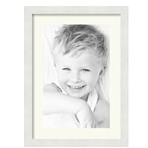 ArtToFrames 15x21" Matted Picture Frame with 11x17" Single Mat Photo Opening Framed in 1.25" Satin White Frame and 2" Chantilly Mat (FWM-3966-15x21)
