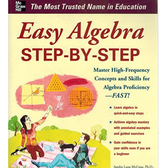 Pre-Owned Easy Algebra Step-by-Step (Easy Step-by-Step Series) Paperback