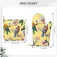 thumbnail image 4 of Disketp Beautiful Bright Birds And Flowers Oven Mitts And Potholders Bbq Gloves-Oven Mitts And Pot Holders With Recycled Infill Silicone Non-Slip Cooking Gloves For Cooking Baking Grilling, 4 of 9