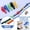 Multicolor, variant on T-Shaped Back-To-Back Velcro Cable Tie Cable Data Cable Management Tape Self-Adhesive 70Pc (Black 20Pc, Red and Yellow 15Pc Each, Blue and Green 10Pc Each)âCable Tiesâ
