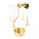 thumbnail image 1 of Candelero giratorio,Candelabro giratorio accesorios para estantes,Candelero con bandeja Portavelas para té,Candelero para velas de pilar cónicos,Candelero de escritorio Portavelas romántico, 1 of 8