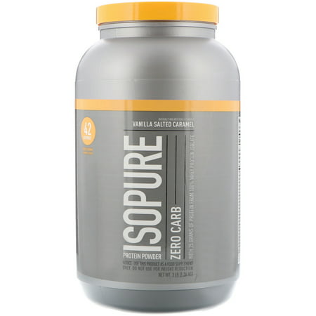 Nature s Best  IsoPure  Protein Powder  Zero Carb  Vanilla Salted Caramel  3 lbs  1 36 (Best Protein Powder For Seniors)