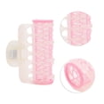 thumbnail image 3 of Ofertas Únicas 2 Pcs Rodillo de Cabello Voluminoso Sin Calor Conveniente para Mujeres 2.76"x2.09" Rosa Blanco, 3 of 4