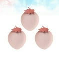 thumbnail image 6 of AURARMLET Fruit Plate Pink 3Pcs 10.6*8.3In, 6 of 8