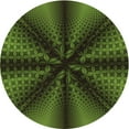 thumbnail image 1 of Ahgly Company Machine Washable Indoor Round Transitional Dark Forest Green Area Rugs, 4' Round, 1 of 7