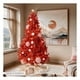 thumbnail image 4 of Árbol de Navidad Plegable Pino Navideño Frondoso, Cedro del Himalaya Esquimal (Rojo, 1.80 m), 4 of 7