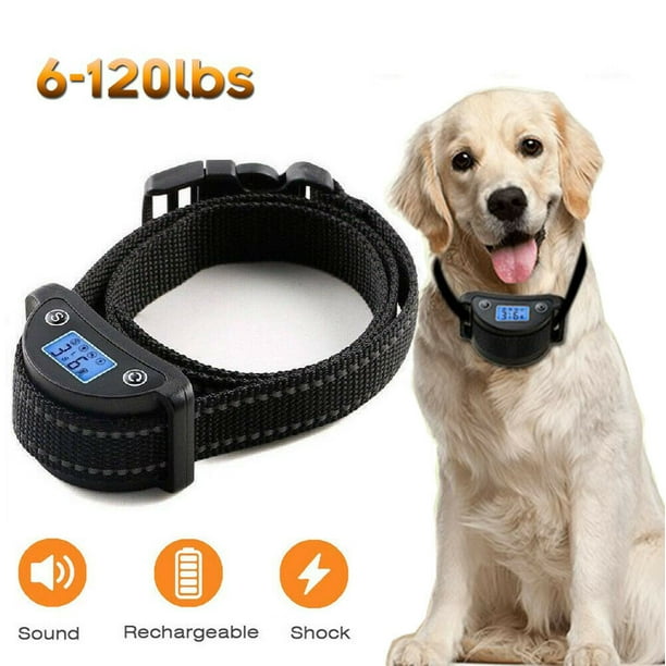 Cooligg Pet Rechargeable Dog Bark Collar for Small Medium Large Dogs (6+lbs)