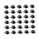 thumbnail image 5 of 30 clips organizadores, sujetacables, clips negros para colocar debajo de escritorios y televisores,, 5 of 9
