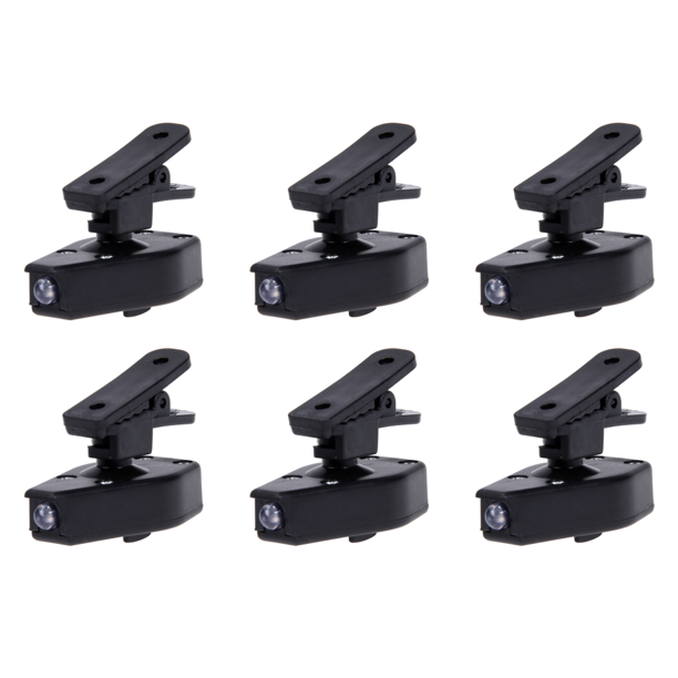 Mini Lámpara Lectura Ajustable Clip Gafas Universal Vidrio LED