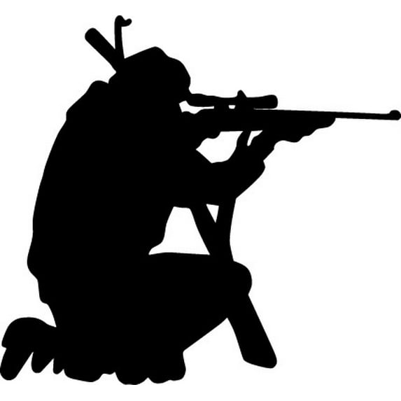 Custom Wall Decal Hunter Picture Art Boys BedRoom- Peel & Stick Sticker - Vinyl Wall Decal Size : 20 X 20 Inches