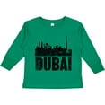 thumbnail image 3 of Inktastic Dubai City Skyline with Grunge Boys or Girls Long Sleeve Toddler T-Shirt, 3 of 5