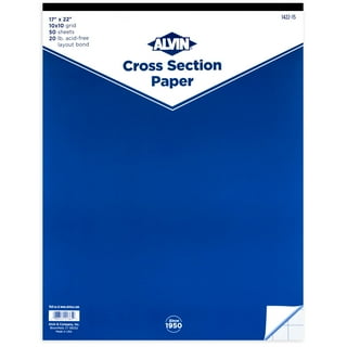 Graph Paper, Grid Paper Pad, 4X4 (4 Squares per Inch), 8.5X11, 55 Sheets,  3