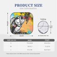 thumbnail image 3 of Cauagu Fishing Bass Cauagu {designName} Print Foldable Car Windshield Sun Shade | Front Windshield Shade for Sun | Fits Small Sedans, Mini SUVs, Hatchbacks-Medium, 3 of 6