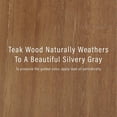thumbnail image 6 of HomeStock Eclectic Elegance Indoor/Outdoor Teak Bench Teak, 6 of 10