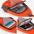 thumbnail image 6 of WATERFLY Unisex Hiking Travel Nylon Sling Bag Cross-Body Shoulder Chest Bag,Orange-Red, 6 of 7