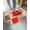 Red, variant on Luxury Plush Bathroom Rugs Mat, Black Grey Ombre Soft Shaggy Bath Carpet, Vintage Abstract Smear Aesthetics Non-Slip Floor Mat for Kitchen, Bedroom, 16"x24"