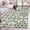 Sage Green, variant on Navy Blue Geometric 2'x3' Washable Rug, Vintage Abstract Art Non-Slip Soft Doormat Area Rugs for Entrance Bathroom Bedsides, StainResistant Carpet for Kitchen Bedroom, Entryway Floor Mat