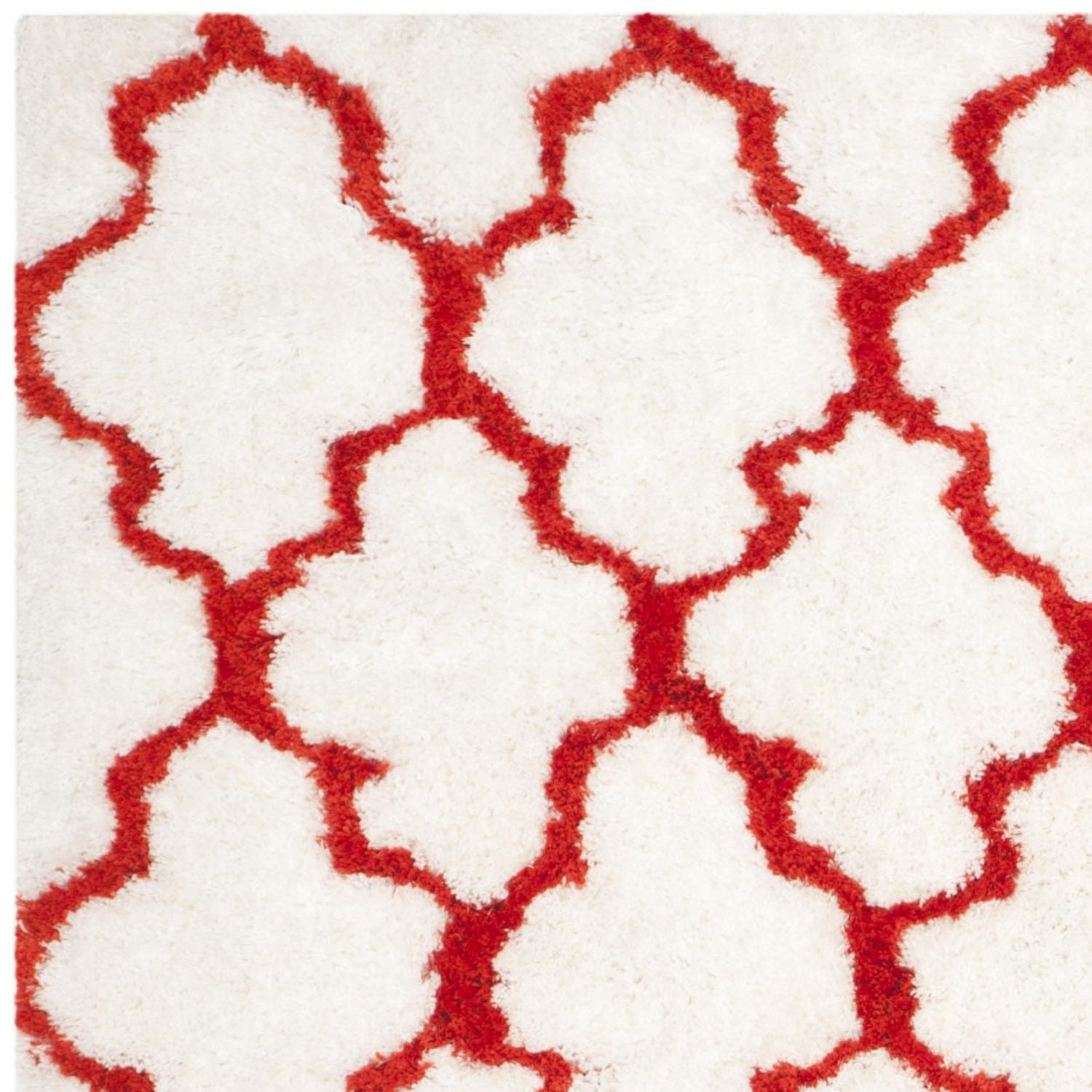 Safavieh Barcelona Anabelle Tapis Peluche Shag Géométrique