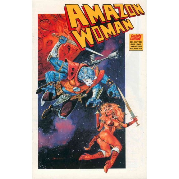 Amazon Woman (1st Series) #2 VF ; FantaCo Comic Book