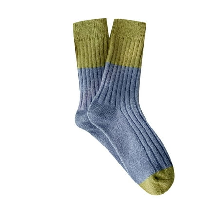 

fvwitlyh Garter Panties Women Stockings Stacked Socks Color Contrast Fashion Casual Warm Stockings Skeleton Sicks
