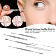 thumbnail image 4 of Stainless Steel Ear Pick Set Curette Ear Wax Remover Spiral Spring Earpick Ear Cleaner, 4 of 6