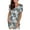 Blue Flower, variant on VERABENDI Women’s Plus Size Tunic Tops Summer Short Sleeved Henry Shirts Casual Floral Blouses,M-4XL