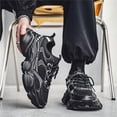 thumbnail image 2 of [Vintage-Inspired Chunky Sneakers] Vintage-Inspired Men's Chunky Sneakers - Lace-Up Casual for All Seasons Breathable Mesh,, 2 of 9