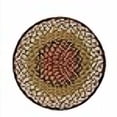 thumbnail image 3 of Earth Rugs 20-019 Burgundy-Mustard Jute Chair Pad, 3 of 4