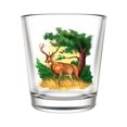 thumbnail image 2 of STP GOODS Hunting 7-Piece Glass Decanter and Shot Glasses Set 1.7 fl oz (50 ml) for 6 Clear Liqueur Glass for Whiskey Vodka Tequila Barware Vintage Decanter Set Retro Glassware, 2 of 8