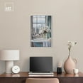 thumbnail image 3 of Simple Bathroom in New York Canvas Glam Bathroom Art by Art Remedy, White Frame, 16" x 24", 3 of 7