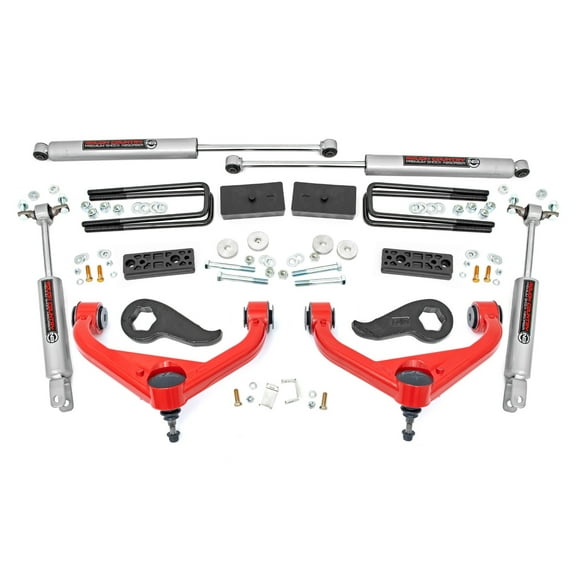 Rough Country 3" Lift Kit for 20-25 Chevy Silverado/GMC Sierra 2500 HD- 97730RED