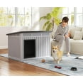 thumbnail image 6 of Weatherproof Indoor/Outdoor Dog House for Medium to Large Dogs - Large 42.87×32.95×31.61, Removable Floor, Spacious Interior, Gray, Durable, All-Weather Protection, 6 of 6