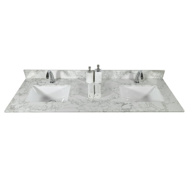 Anysun Montary 61 X22 Bathroom Stone, 61 Single Sink Bathroom Vanity Top