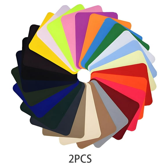 AUQ 2Pcs Iron on Patches,Tight Weaving Texture Iron on Patches for Clothes,Light and Breathable Patches for Clothes