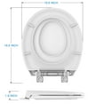 thumbnail image 5 of Round Toilet Seat with Built in Toddler Potty Training Toilet Seat, Slow Close & Magnet, 5 of 9