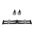 thumbnail image 2 of amleso Leg Exercise Equipment with 2 Push up Stands Home Mute Inner Thigh Exerciser Black, 2 of 9
