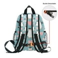 thumbnail image 5 of FORMRS School Backpack with Front Zippered Pocket 12" Student Travel Daypack, Blue Cartoon Penguins Pattern, 5 of 6