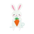 thumbnail image 2 of Yhmxh Easter Yard Signs Outdoor Yard Stakes Decorations Easter Eggs Bunny Rabbit Carrot Plastic Stakes Outdoor Party Decorations for Yard Patio Lawn Decor 12.2 Inch, 2 of 6