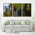 thumbnail image 2 of IDEA4WALL 3 Piece Framed Canvas Wall Art for Living Room, Bedroom Waterfall in Deep Forest of Croatia Canvas Prints for Modern Home Decoration Ready to Hang, 2 of 4