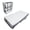 75" x 38", variant on 75" x 38"Folding Bed with 4"Memory Foam Mattress,Portable Rollaway Bed with Sturdy Metal Frame for Office, Apartment,Camping,Space Saving