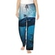 thumbnail image 1 of Fotbe Ocean Dolphin Fish School Pantalones de Pijama para Mujer, Pantalones de Dormir, Pantalones Pj con Cordón y Bolsillos-3X-Large, 1 of 6