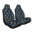 thumbnail image 2 of Pofeuu Funny Spaceships Print Automotive Car Seat Covers Flat Cloth Full Set Seat Covers,Car Seat Covers front seats for Cars Trucks and SUVs-2 PCS, 2 of 9