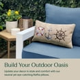 thumbnail image 2 of Raffia Sail Away Tan Outdoor Lumbar Toss Pillow (2-Pack), 2 of 8