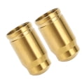 thumbnail image 1 of Bike Valve Caps, Ti Alloy Bike Tire Air Valve Stem Cap Cover with Rubber Rings for Mountain Road Bike, 1 of 7