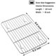 thumbnail image 4 of MODANU - Rejilla de enfriamiento de acero inoxidable (2 unidades), rejilla de metal para hornear, apta para horno hasta 575 °F, apta para lavavajillas y no se oxida | 9,7 x 7,3 x 0,6 pulgadas, 4 of 5