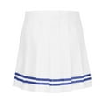 thumbnail image 6 of Landzoo Fashion Women Plaid Pleated A Line Skirt Burnout High Waist Short Skirt Comfortable Casual Women's Skirt, 6 of 6