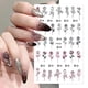 thumbnail image 3 of Calcomanía 3D De Hojas De Rosa De Mariposa Autoadhesivo Decoración De Manicura, 3 of 4