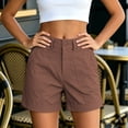 thumbnail image 6 of MLCDZ Cargo Shorts for Women Trendy Casual Summer Chino Shorts Stretchy Lightweight Baggy Outdoor Golf Hiking Short Pants with Multiple Pockets, 6 of 9
